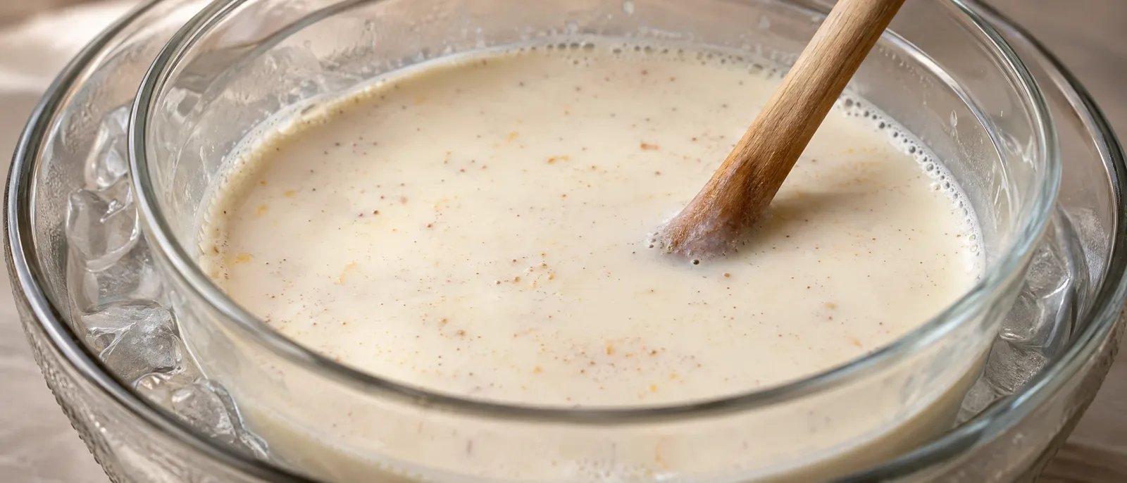 Strain and cool the milk