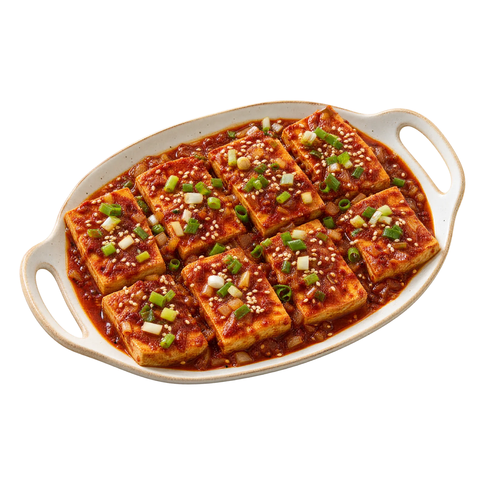 Dubu-jorim — tofu w pikantnym sosie z sezamem