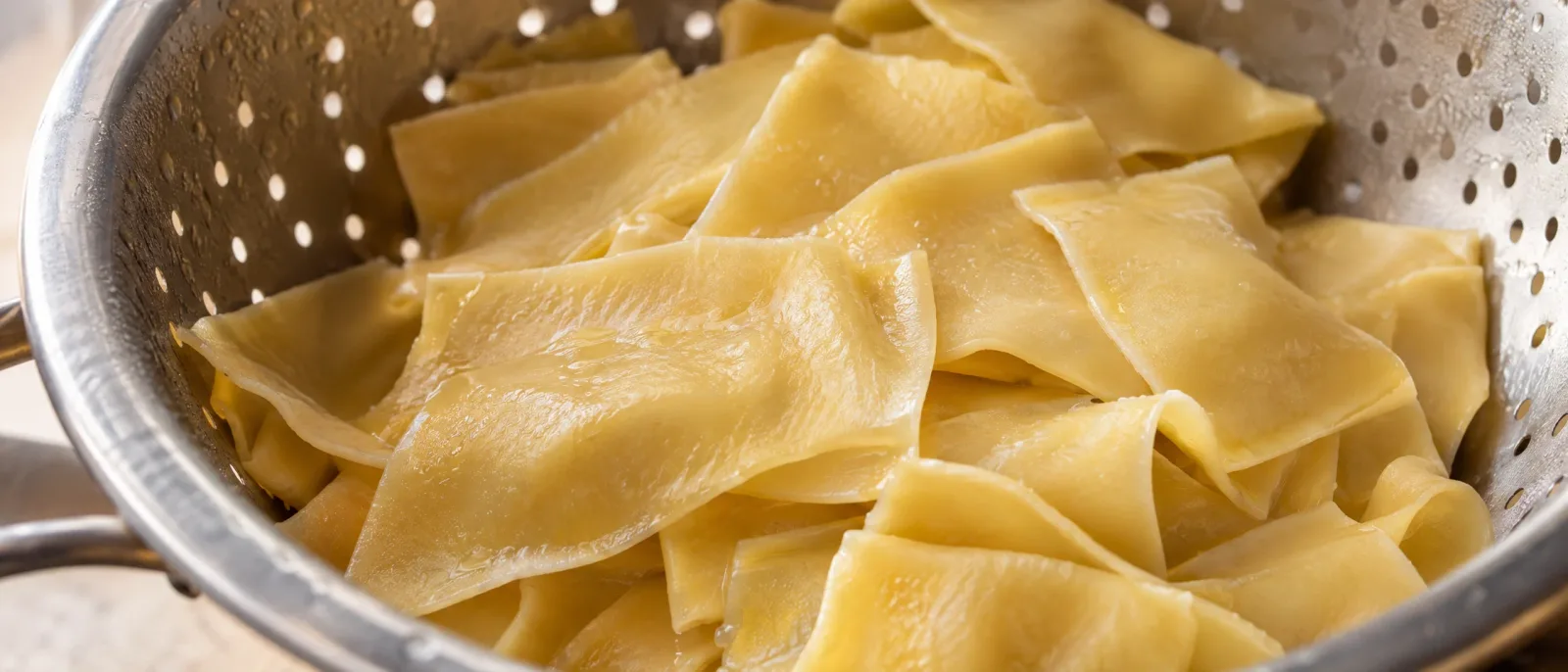 Parboil the pasta