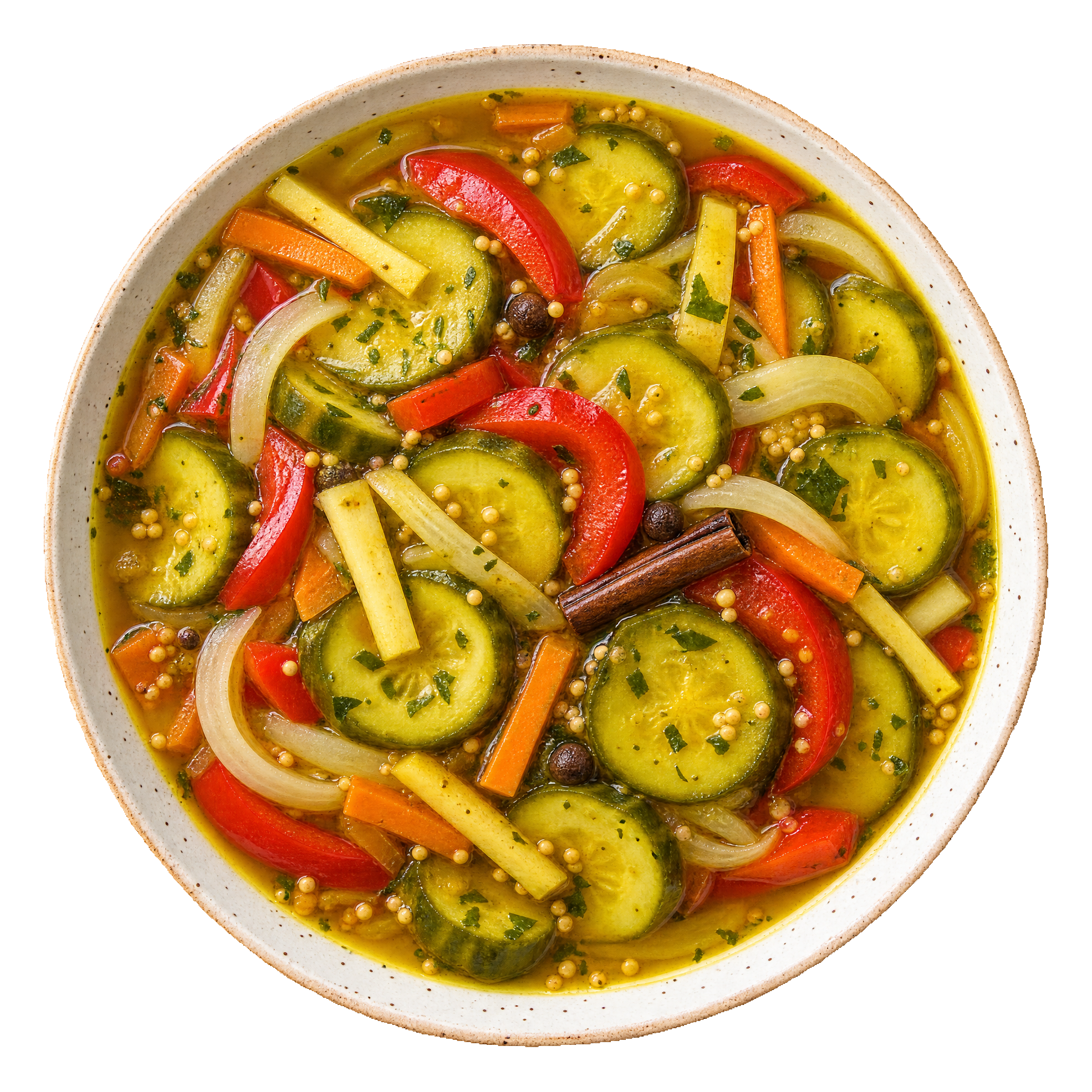 Zagrycha ogórkowa z curry