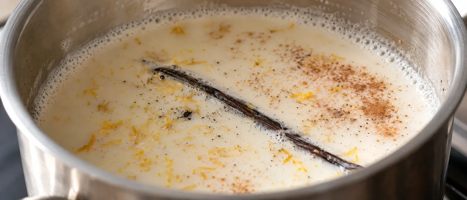 Infuse the milk