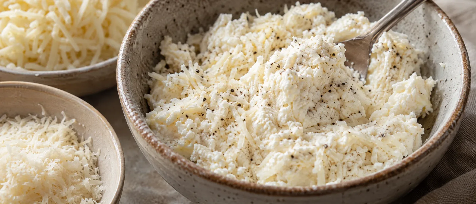 Prepare the cheese