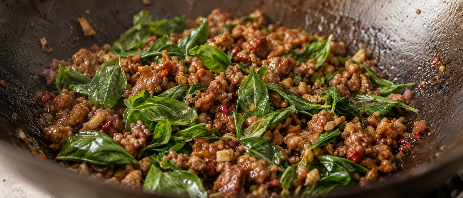 Fold in the basil