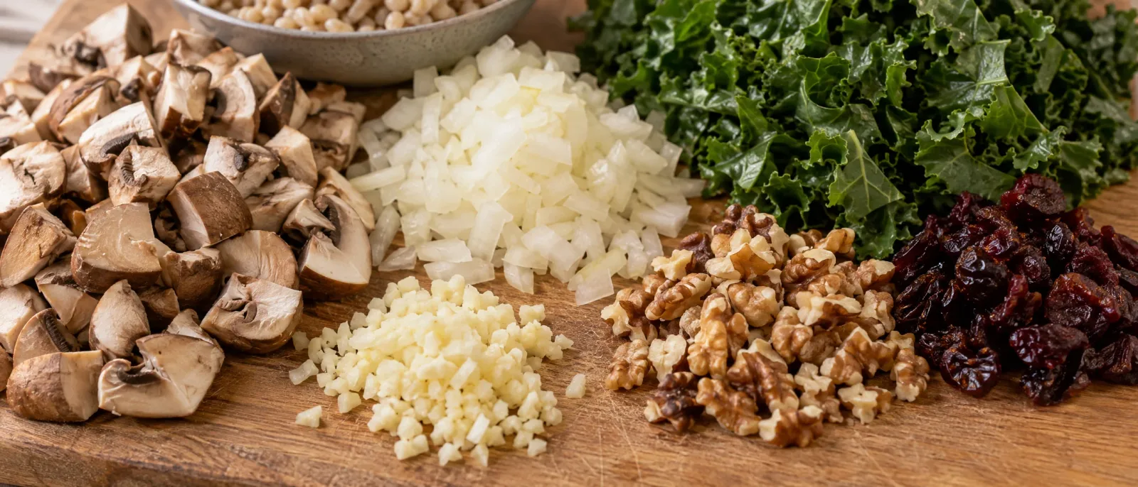 Prepare the filling ingredients