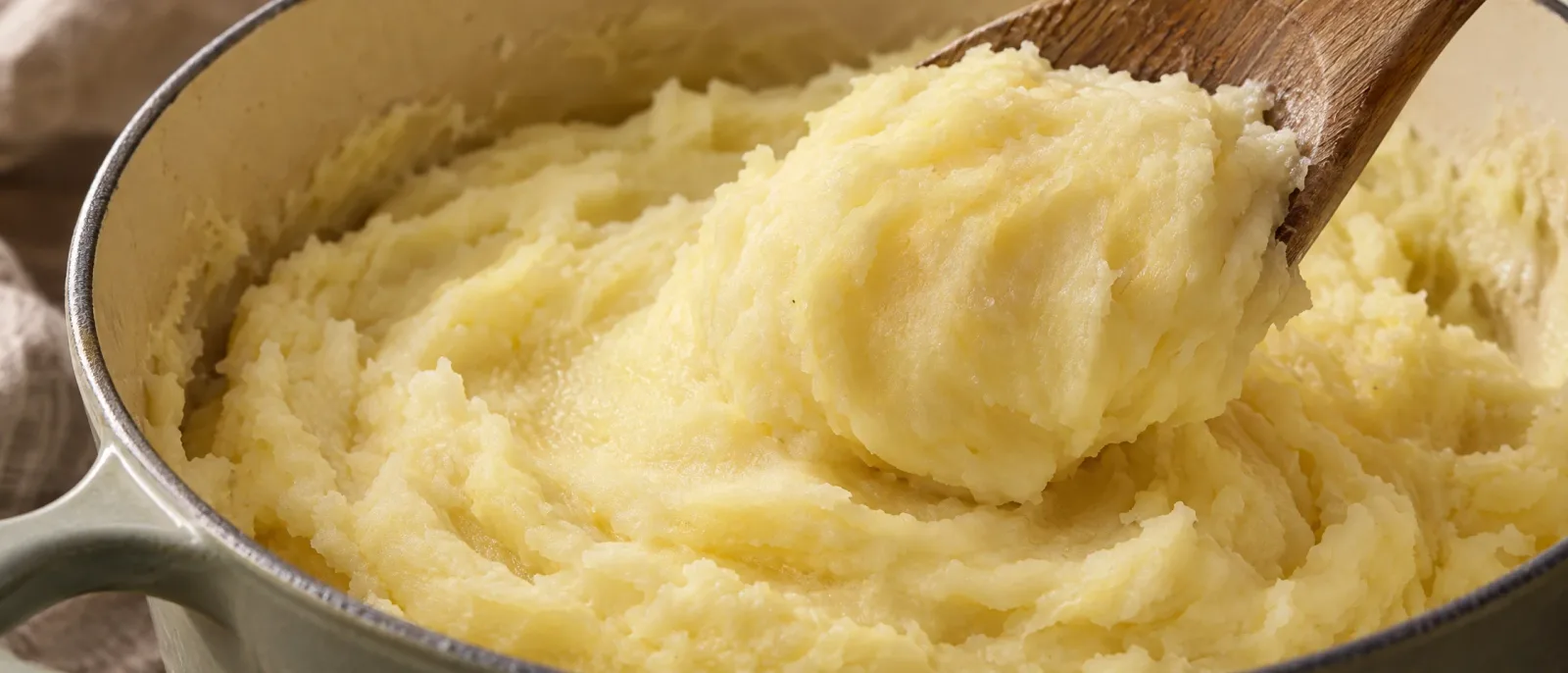 Wykończ maślane purée